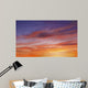 Brilliant Purple Orange Sunset Wall Decal