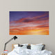 Brilliant Purple Orange Sunset Wall Decal