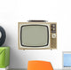 Vintage 1960's Television Wall Decal