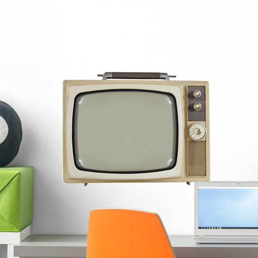 Vintage 1960's Television Wall Decal