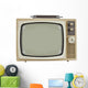 Vintage 1960's Television Wall Decal
