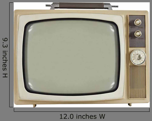 Vintage 1960's Television Wall Decal