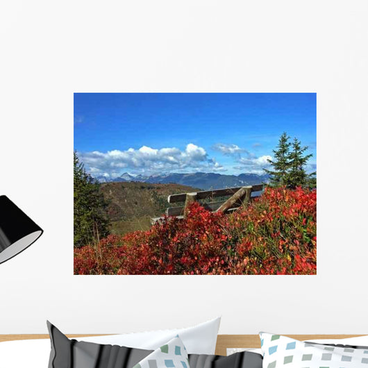 Herbst im Gebirge Wall Decal