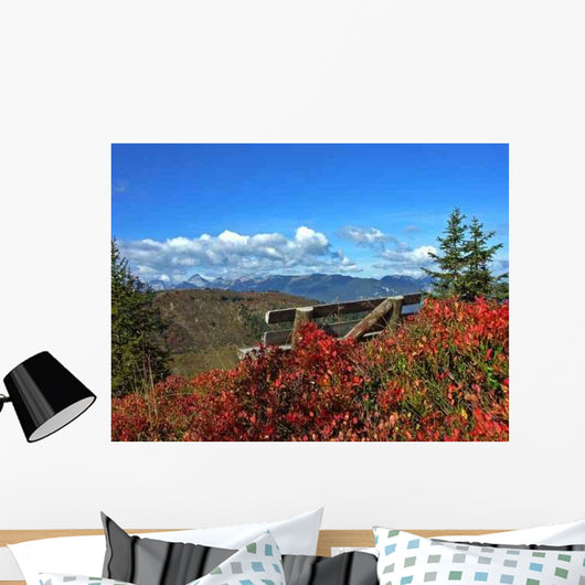 Herbst im Gebirge Wall Decal
