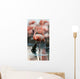 Portrait of the American Flamingo. Wall Mural