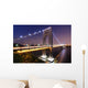 George Washington Bridge Spans the Hudson River to New York City Wall Mural