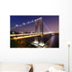 George Washington Bridge Spans the Hudson River to New York City Wall Mural