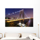 George Washington Bridge Spans the Hudson River to New York City Wall Mural
