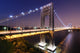 George Washington Bridge Spans the Hudson River to New York City Wall Mural