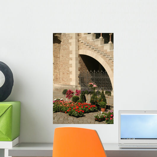 Blumenmarkt Vor Der Kirche Wall Mural