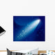 Comet Dark Blue Sky