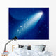 Comet Dark Blue Sky