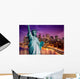 Manhattan New York Statue of Liberty Wall Mural