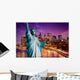 Manhattan New York Statue of Liberty Wall Mural