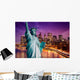 Manhattan New York Statue of Liberty Wall Mural