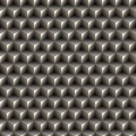 Seamless 3D Cubes Texture Wall Decal