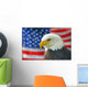 Bald Eagle American Flag