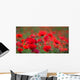 Red Poppies Close-up Wall Decal