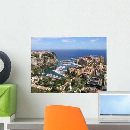 Monaco Cityscape Wall Decal