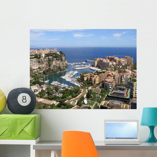 Monaco Cityscape Wall Decal