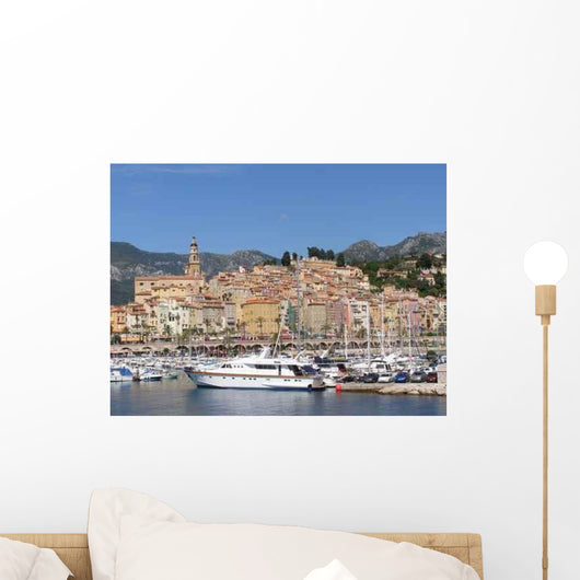 Ville Et Port Menton Wall Decal