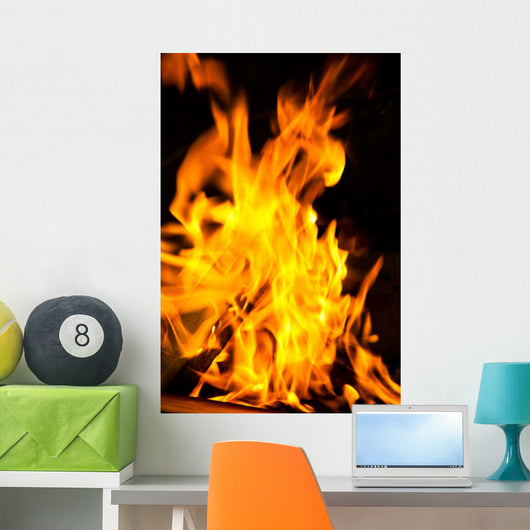 Fire and Flame Wall Mural