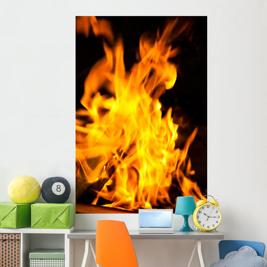 Fire and Flame Wall Mural