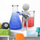Chemist Posing with Test Wall Decal