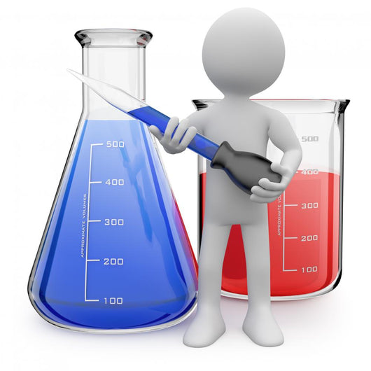 Chemist Posing with Test Wall Decal