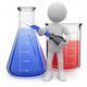 Chemist Posing with Test Wall Decal