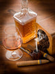 Smoking Pipe Tobacco Cuban Cigar and Liquor Wall Mural