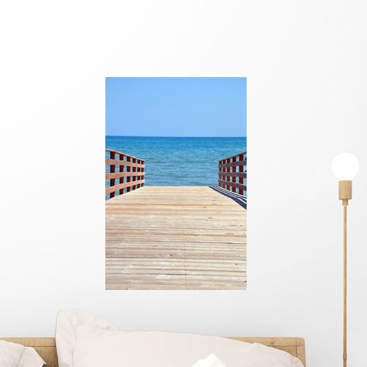Steg Zum Strand Wall Mural