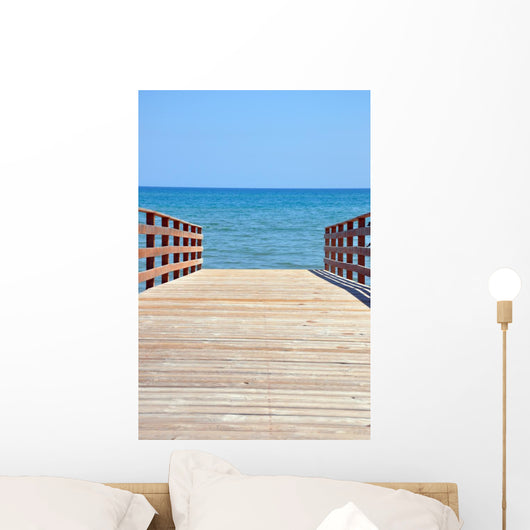 Steg Zum Strand Wall Mural