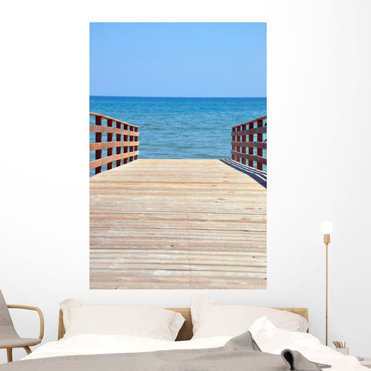 Steg Zum Strand Wall Mural