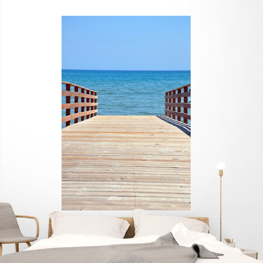 Steg Zum Strand Wall Mural