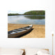 Beached Canoe Wall Mural