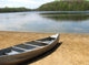 Beached Canoe Wall Mural