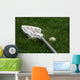 Lacrosse Stick and Ball Wall Decal
