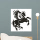 Horse with wings in the form of a heraldic sign Wall Decal
