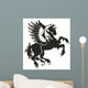 Horse with wings in the form of a heraldic sign Wall Decal