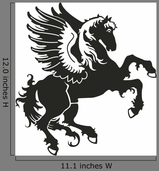 Horse with wings in the form of a heraldic sign Wall Decal