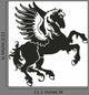 Horse with wings in the form of a heraldic sign Wall Decal