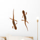 Two Newts Wall Decal Sticker Set