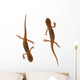 Two Newts Wall Decal Sticker Set