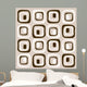 Retro Squares Wall Mural