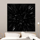 Hyperspace Starfield Zoom Blur Wall Decal