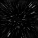 Hyperspace Starfield Zoom Blur Wall Decal