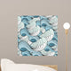 Graphic Texture Waves Wall Decal