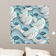 Graphic Texture Waves Wall Decal