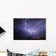 Lightning Thunderstorm Clouds Wall Decal